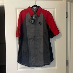 Harley Davidson vented button down